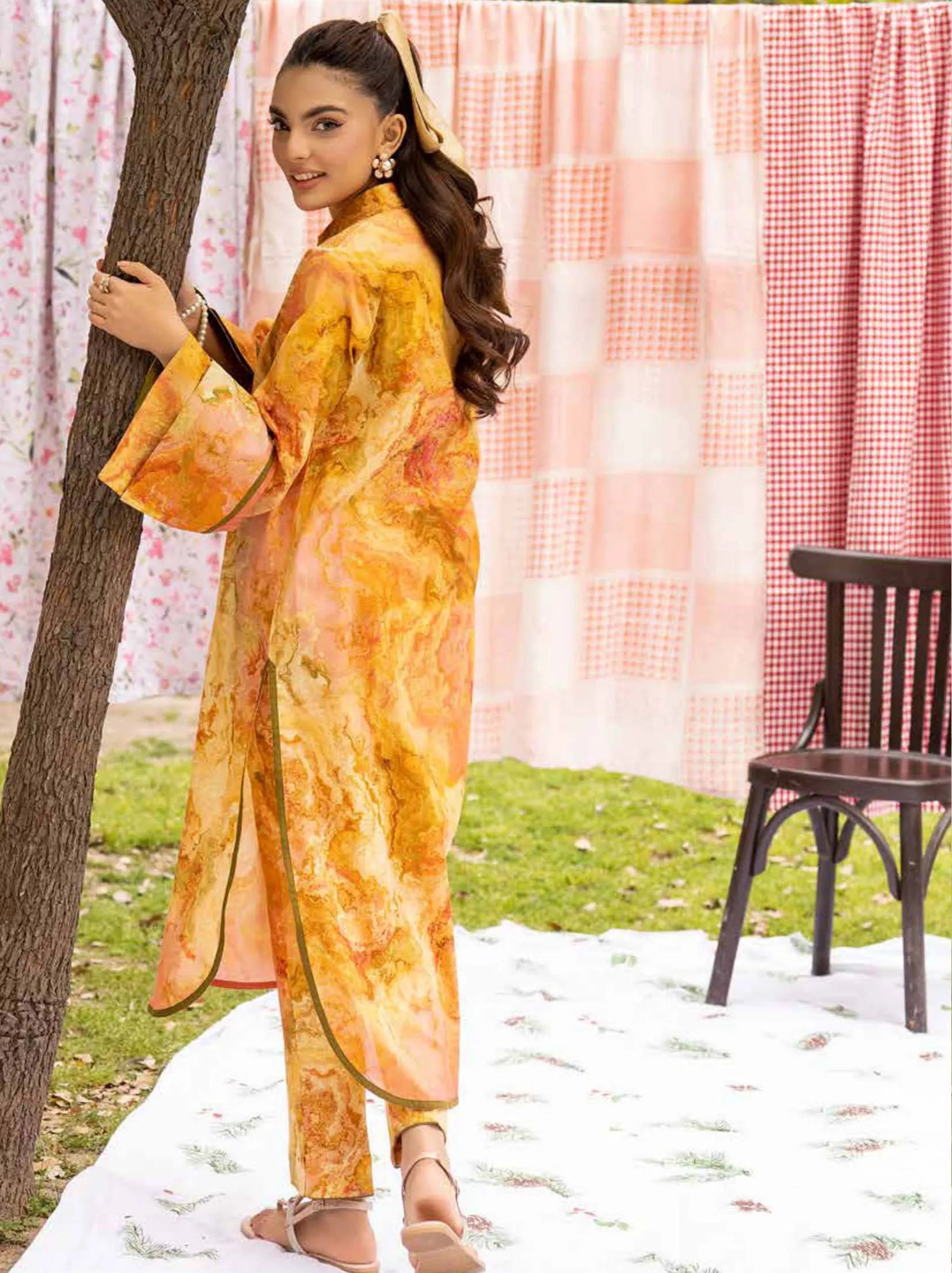 Muscari Kameez Shalwar Print Collection 2024 (MKS-810)