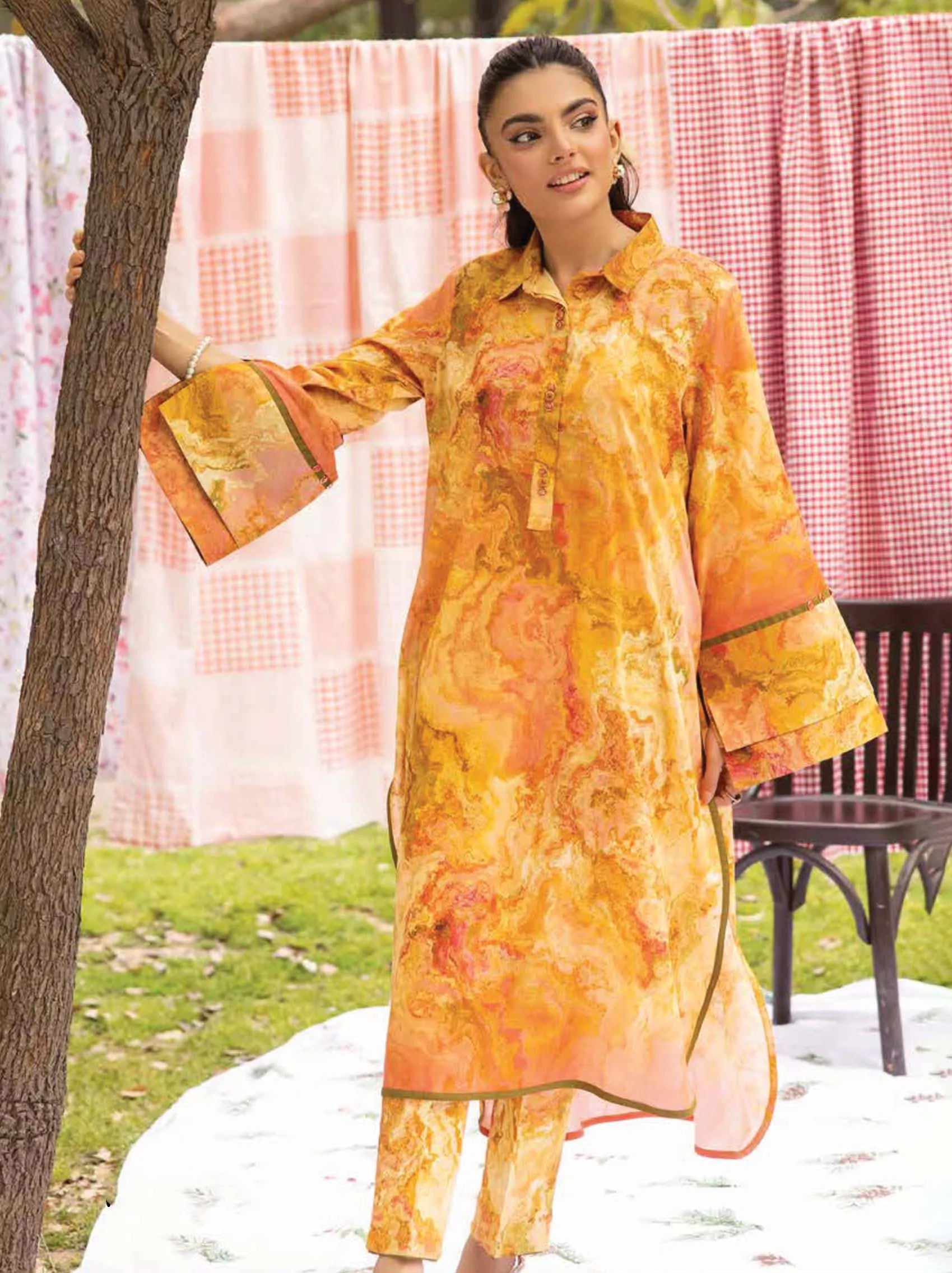 Muscari Kameez Shalwar Print Collection 2024 (MKS-810)