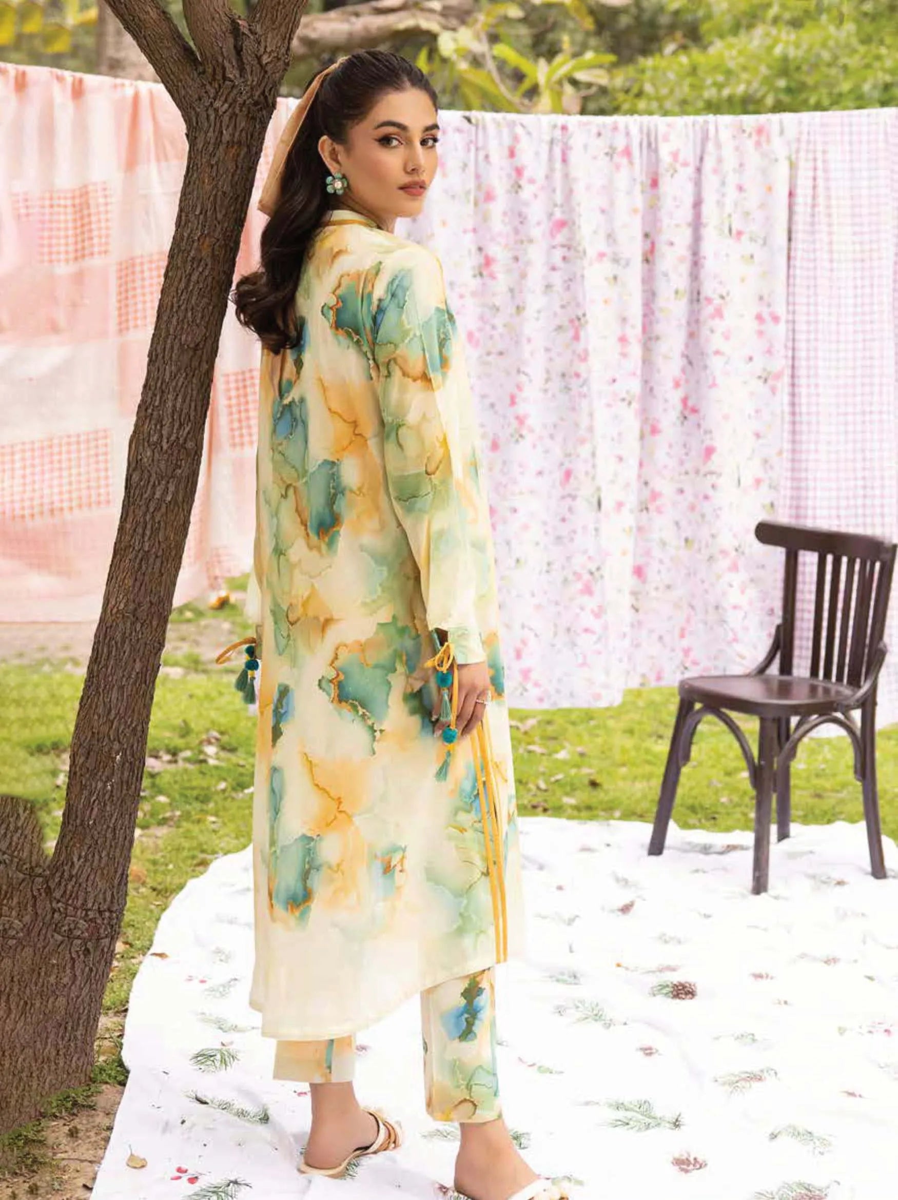 Muscari Kameez Shalwar Print Collection 2024 (MKS-811)