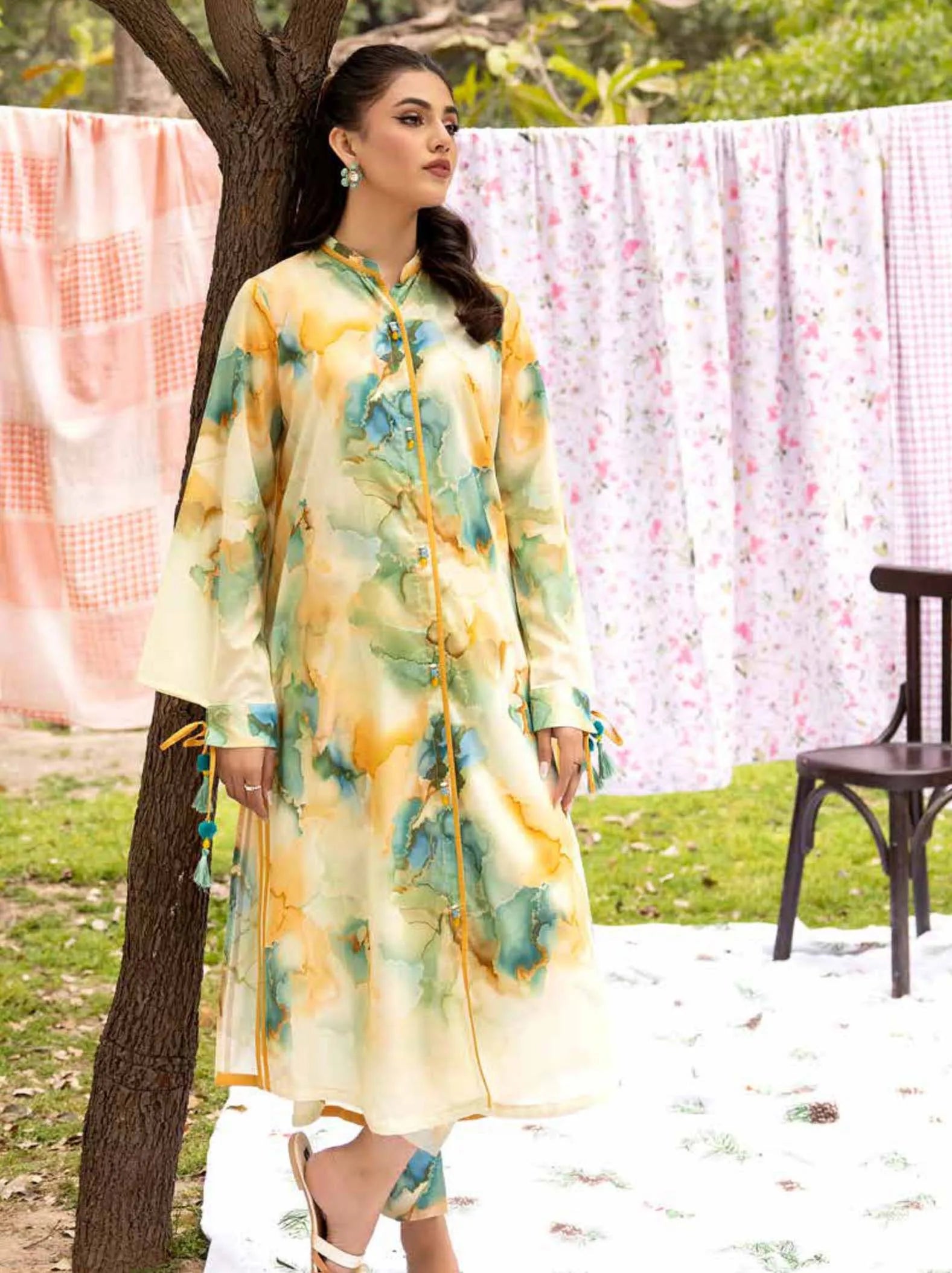 Muscari Kameez Shalwar Print Collection 2024 (MKS-811)