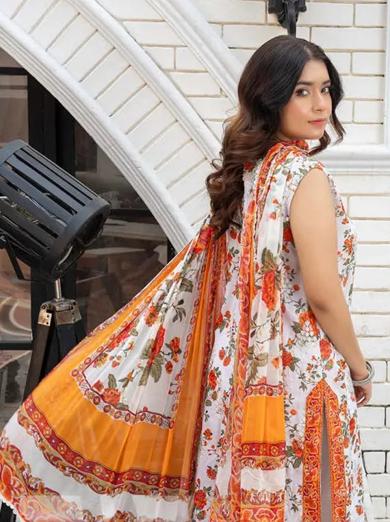 Muskari by Wania Printed Embroidered Lawn Collection 2025 (WL-491)