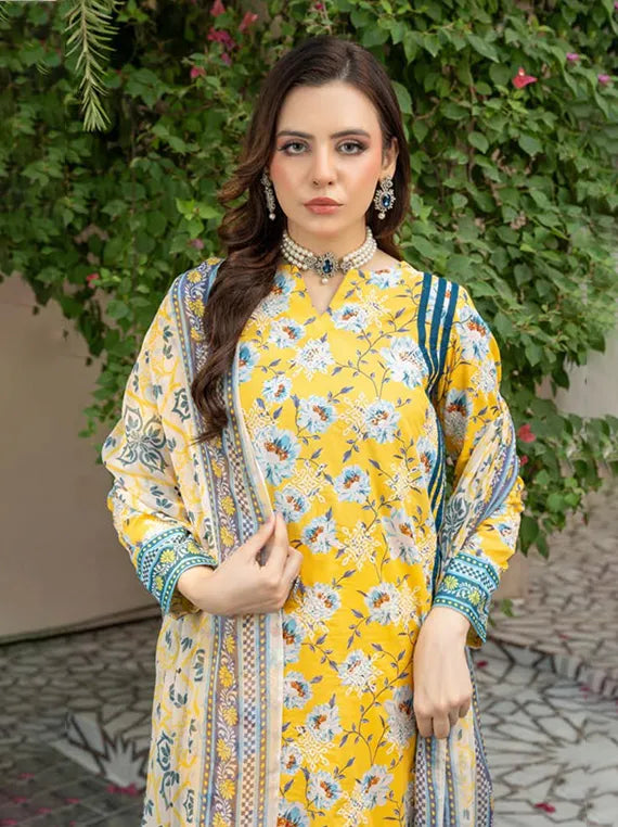 Muskari by Wania Printed Embroidered Lawn Collection 2025 (WL-494)