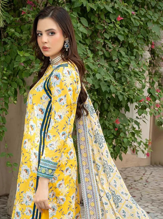 Muskari by Wania Printed Embroidered Lawn Collection 2025 (WL-494)