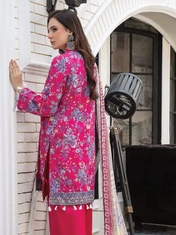 Muskari by Wania Printed Embroidered Lawn Collection 2025 (WL-495)
