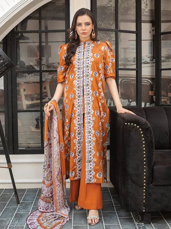 Muskari by Wania Printed Embroidered Lawn Collection 2025 (WL-496)