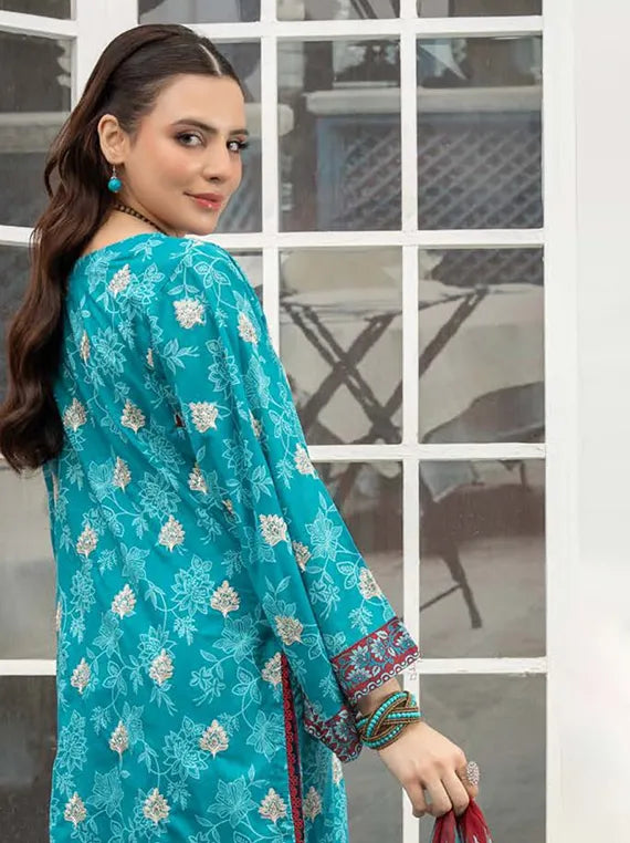 Muskari by Wania Printed Embroidered Lawn Collection 2025 (WL-497)