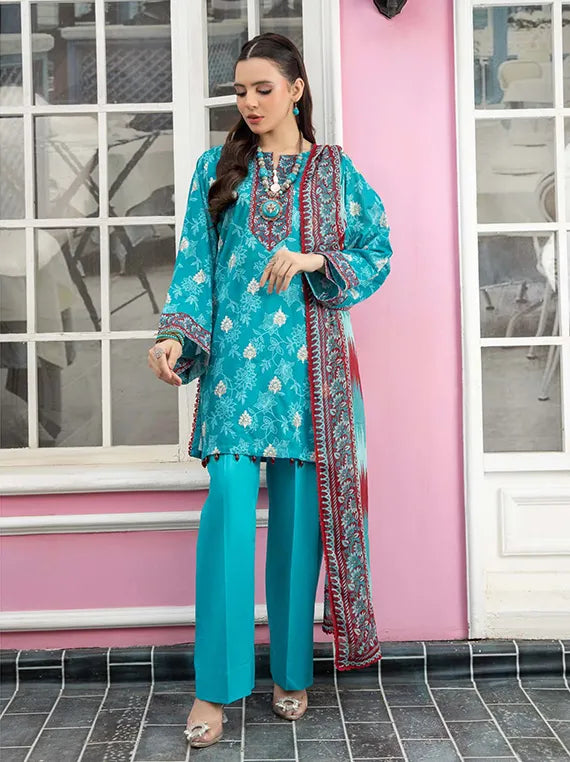 Muskari by Wania Printed Embroidered Lawn Collection 2025 (WL-497)