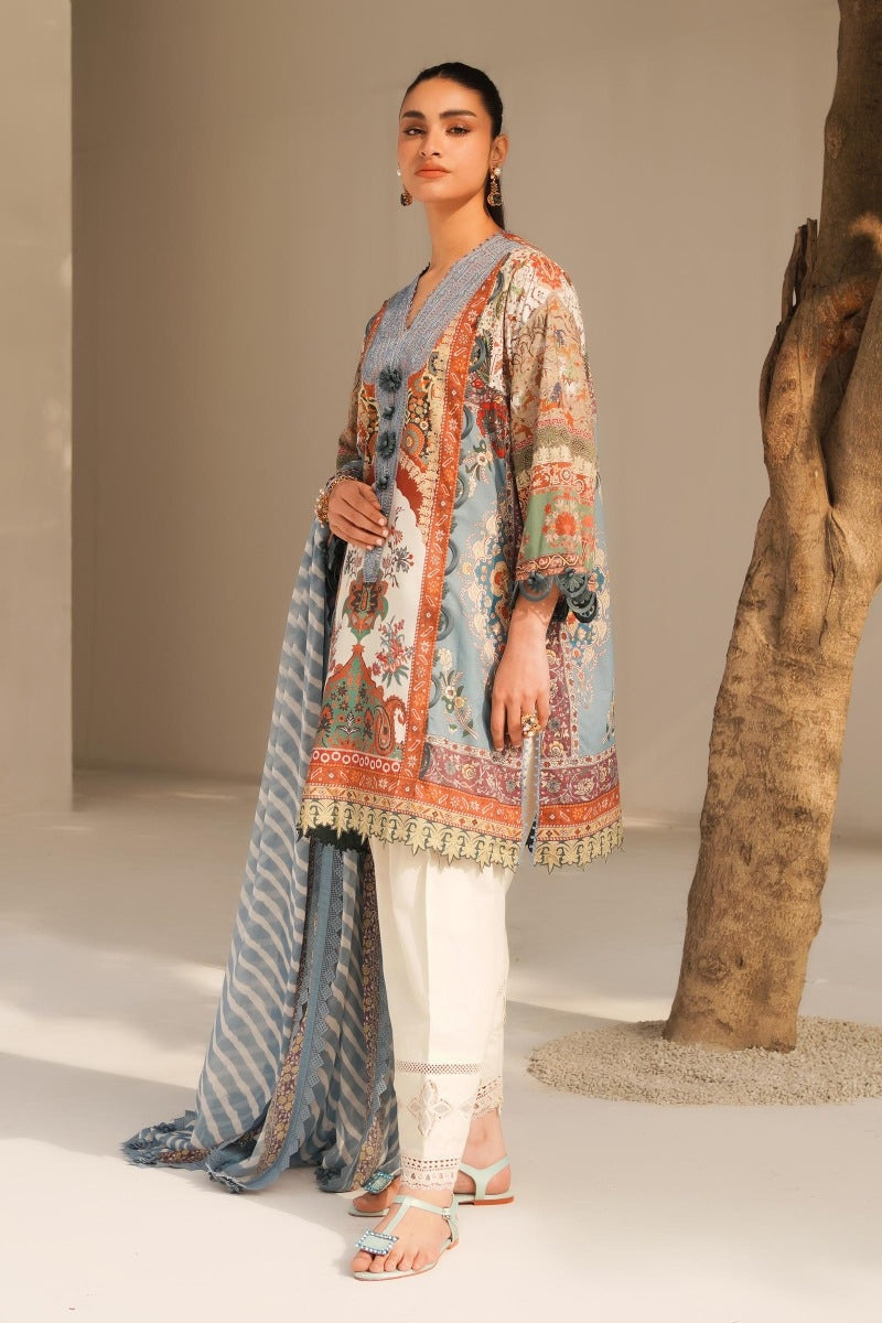 Muzlin By Sana Safinaz Lawn Collection 2023 (22B)