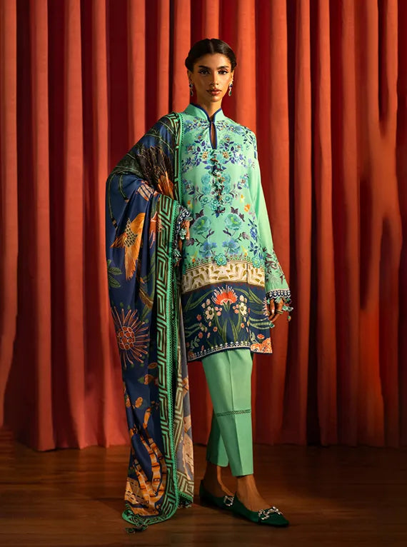 Muzlin By Sana Safinaz Winter Collection 2024 (22A)