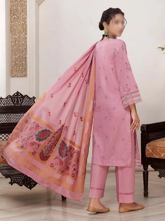 Nafees EMB Doriya Lawn Collection 2025 Vol-04 By Fantak (D-02)