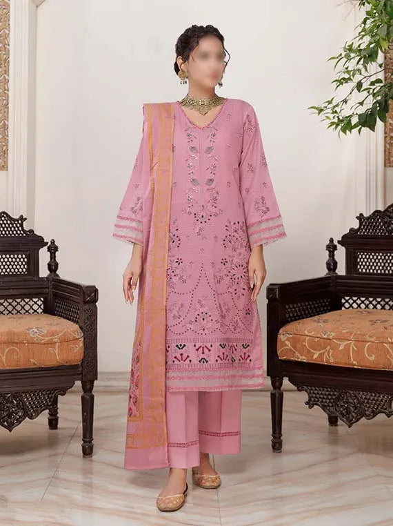 Nafees EMB Doriya Lawn Collection 2025 Vol-04 By Fantak (D-02)