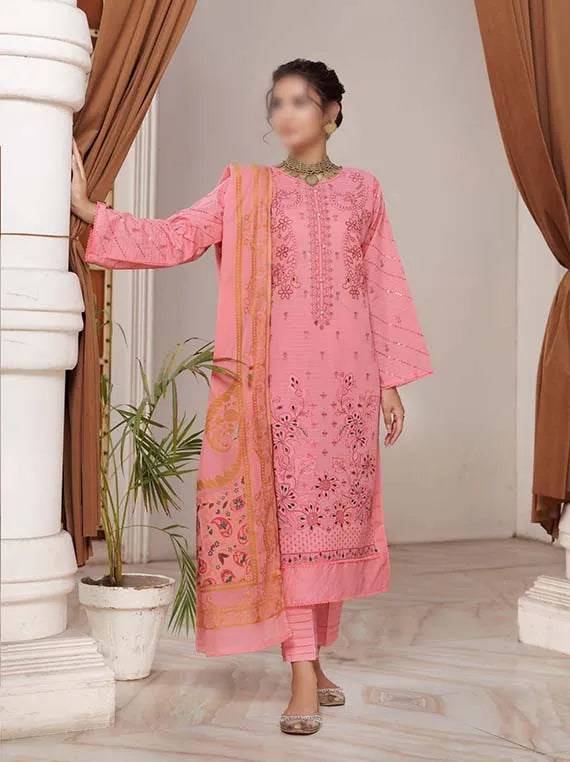 Nafees EMB Doriya Lawn Collection 2025 Vol-04 By Fantak (D-05)