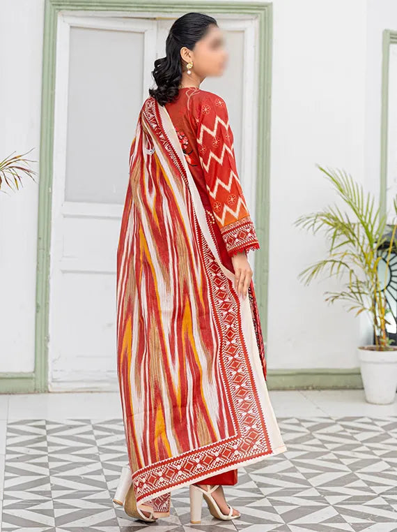 Naqsh by Fantak Lawn Collection 2025 Vol-01 (D-07)