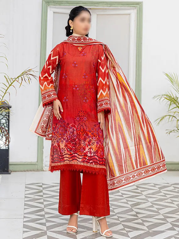 Naqsh by Fantak Lawn Collection 2025 Vol-01 (D-07)