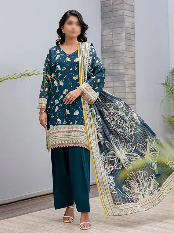 Nureh by Fantak Dora Lawn Collection 2025 Vol-09 (D-02)