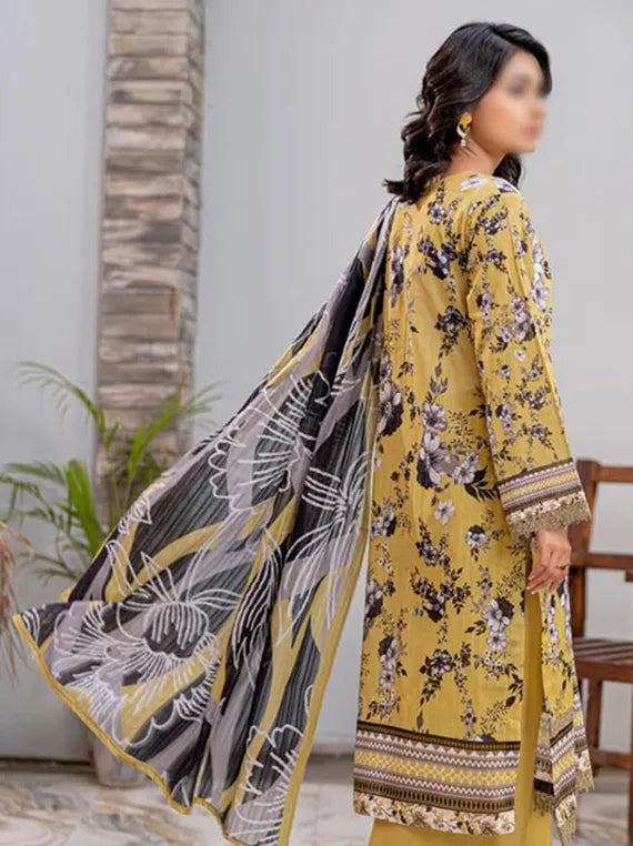 Nureh by Fantak Dora Lawn Collection 2025 Vol-09 (D-07)