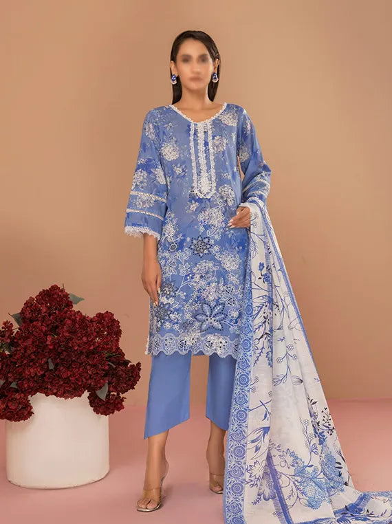 Parisa by Fantak Embroidered Lawn Collection 2025 Vol-04 (D-10)