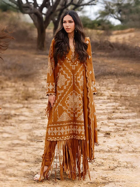 Pat Jhaar by Gul Ahmed Embroidered Pashmina Collection 2025 (AP-52004)