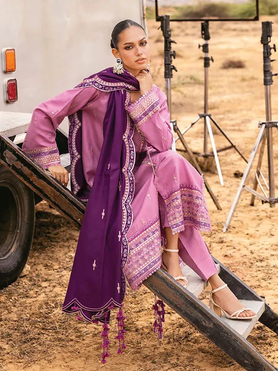 Pat Jhaar by Gul Ahmed Embroidered Pashmina Collection 2025 (AP-52007)