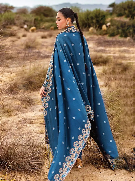 Pat Jhaar by Gul Ahmed Embroidered Pashmina Collection 2025 (AP-52008)