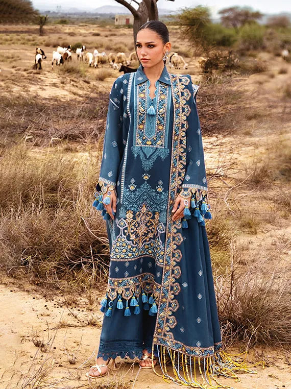 Pat Jhaar by Gul Ahmed Embroidered Pashmina Collection 2025 (AP-52008)