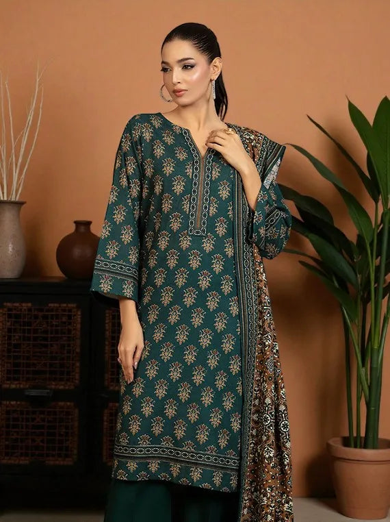 RIDHAM by Gul Ahmed Printed Khaddar Collection 2025 (WNS-52059)