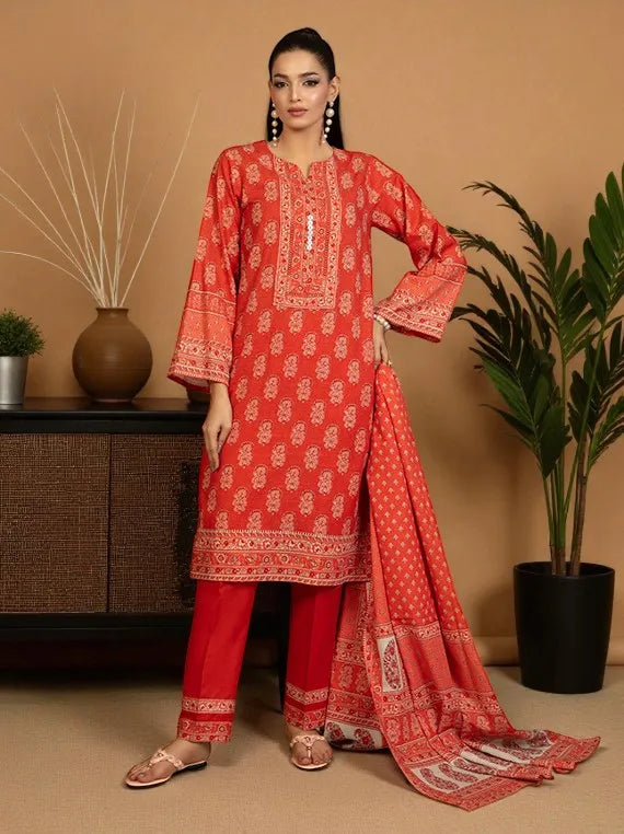 RIDHAM by Gul Ahmed Printed Khaddar Collection 2025 (WNS-52065)