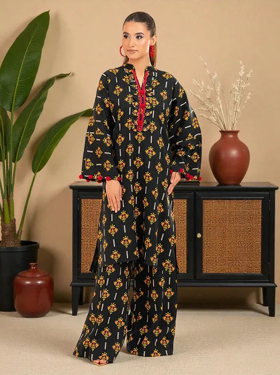 RIDHAM by Gul Ahmed Printed Khaddar Collection 2025 (WNST-52004)