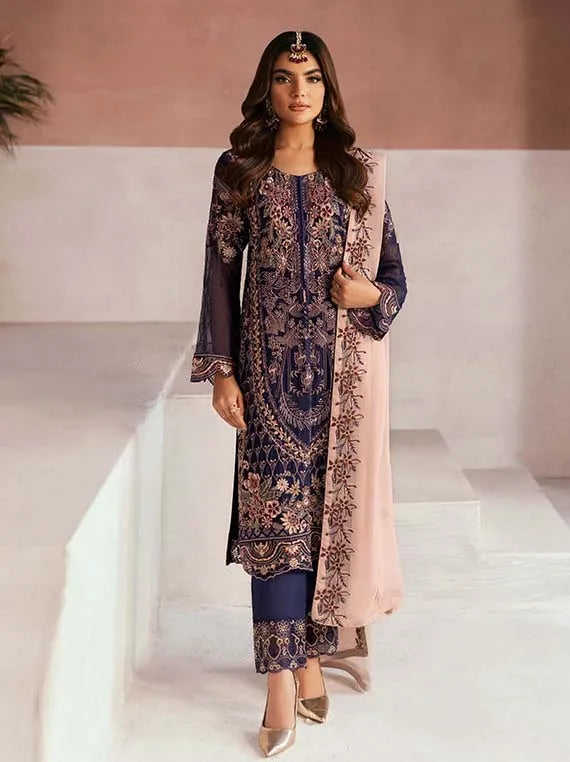 Ramsha Arzoo Chiffon Collection 2024 Vol-01 (U-104)