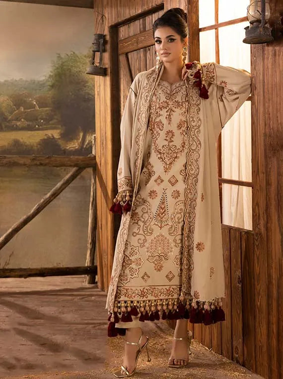Rang E Khizan Embroidery Winter Collection 2025 By Gul Ahmed (AY-52004)