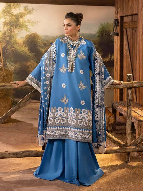 Rang E Khizan Embroidery Winter Collection 2025 By Gul Ahmed (K-52017)