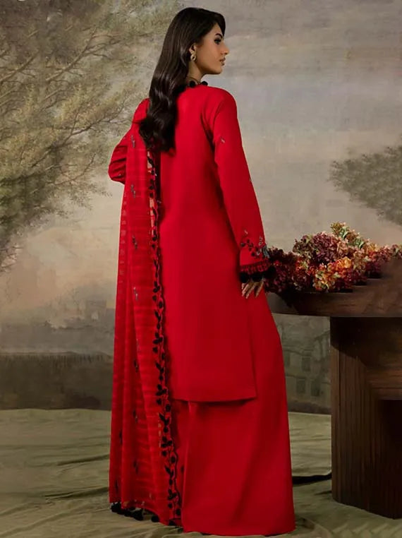 Rang E Khizan Embroidery Winter Collection 2025 By Gul Ahmed (K-52103)