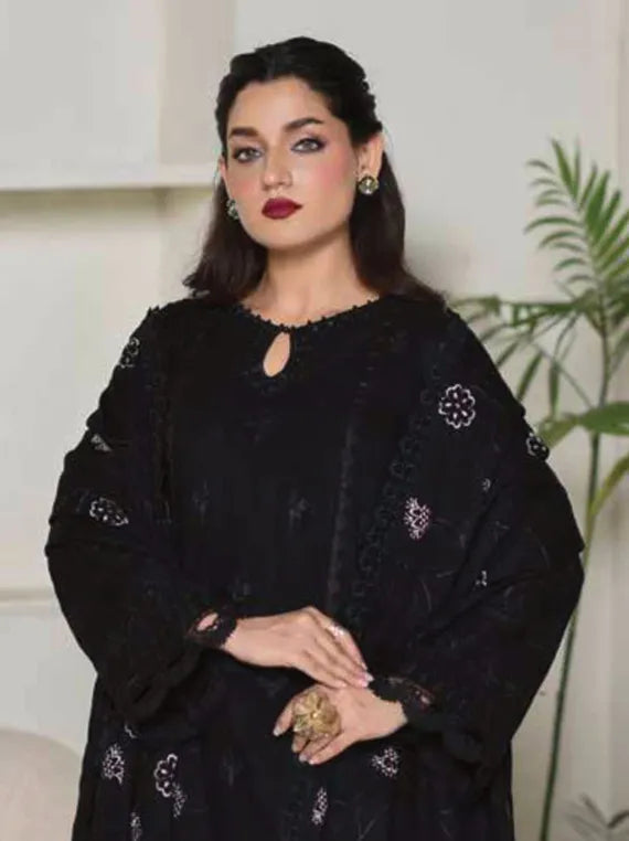 Riwayat Embroidered Peach Leather Collection 2025 Riaz Arts (RL-44)