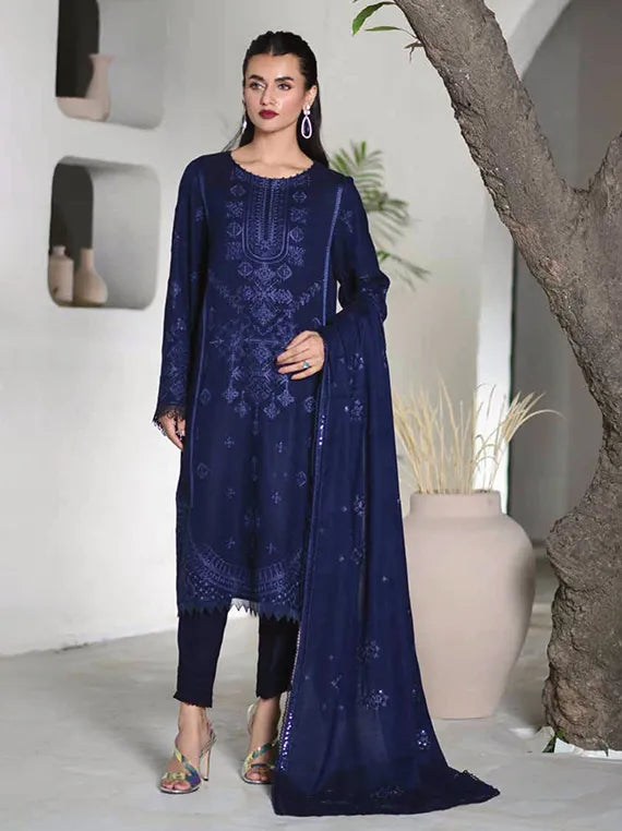 Riwayat Embroidered Peach Leather Collection 2025 Riaz Arts (RL-48)