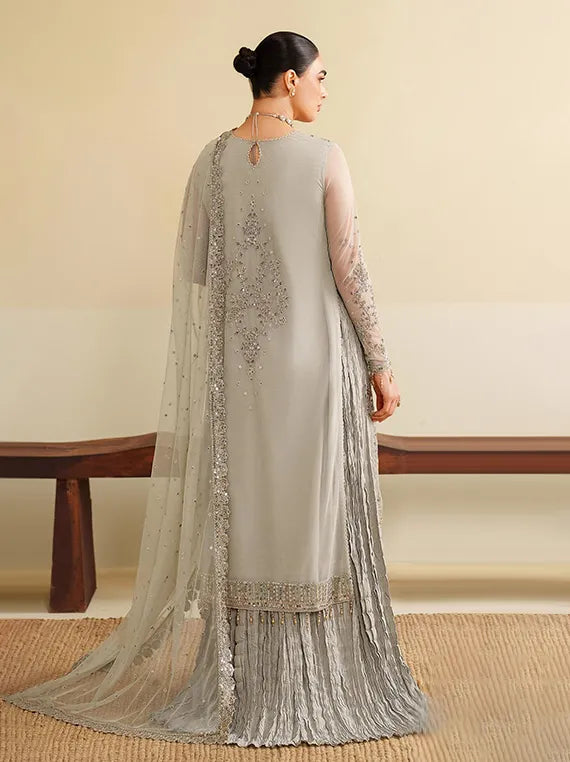 Roohi by ZARIF Embroidered Net Collection 2025 (ZRF-RFE-06)