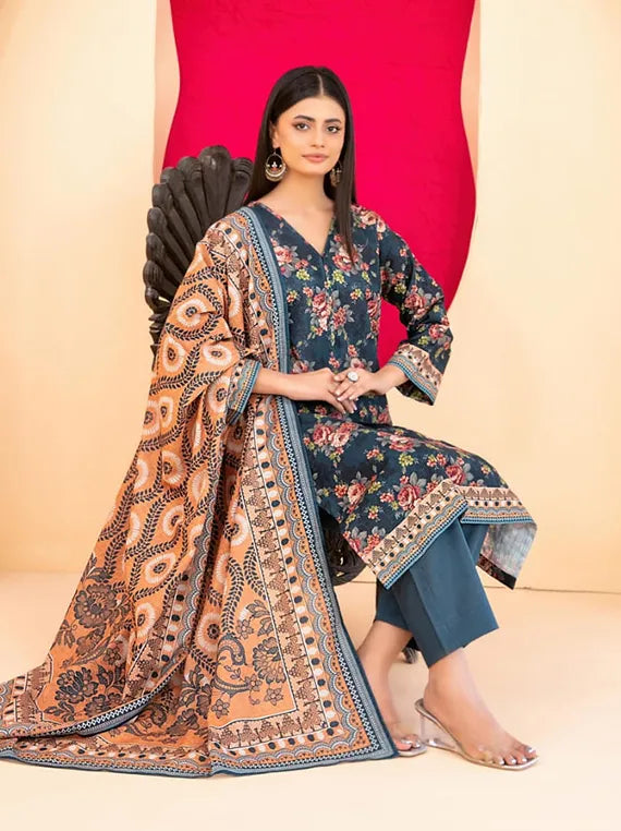 Roshni by Tawakkal Fabrics Printed Khaddar Collection 2025 (D-5190)