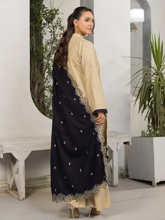 SOHO by Fantak Embroidered Dhanak Collection 2025 (D-04)