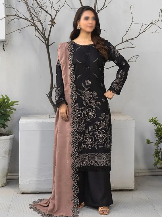 SOHO by Fantak Embroidered Dhanak Collection 2025 (D-05)