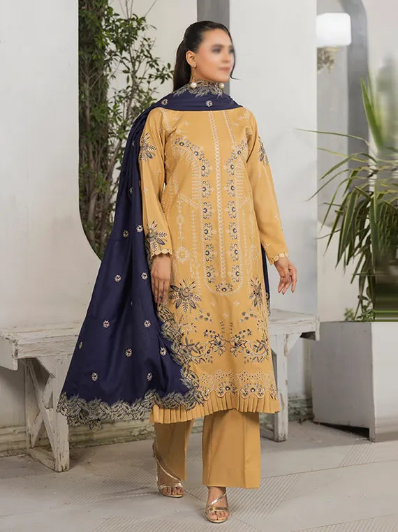 SOHO by Fantak Embroidered Dhanak Collection 2025 (D-07)