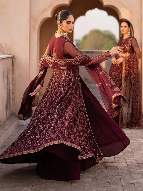 Sahiba by Zarif Luxury Net Collection 2025 (01-ELIF)