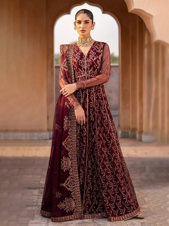 Sahiba by Zarif Luxury Net Collection 2025 (01-ELIF)