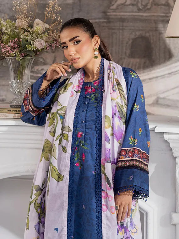 SunShine Bloom Printed Cotton Silk Collection 2025 by Alzohaib (S-04)