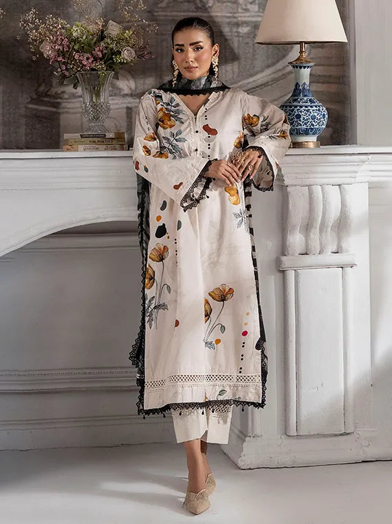 SunShine Bloom Printed Cotton Silk Collection 2025 by Alzohaib (S-06)
