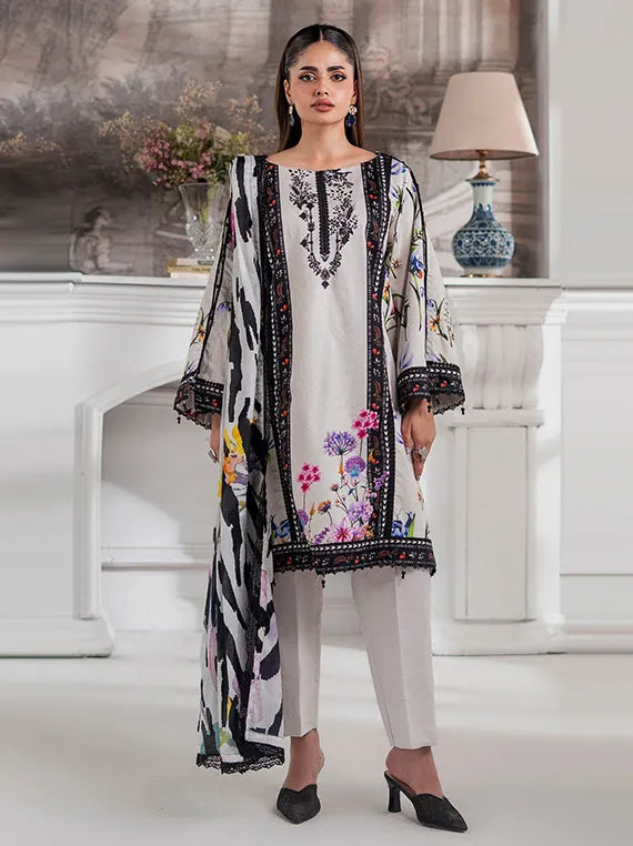 SunShine Bloom Printed Cotton Silk Collection 2025 by Alzohaib (S-07)