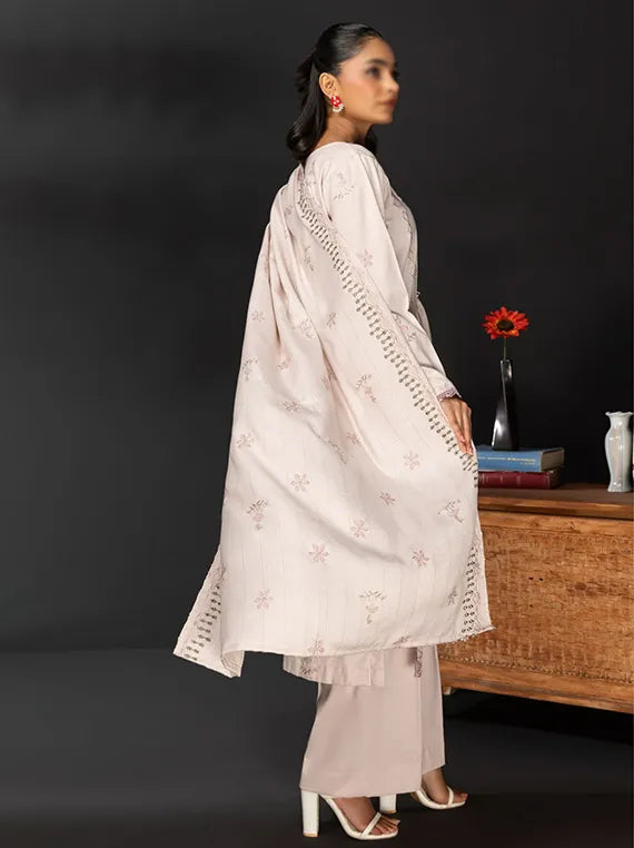 TANA BANA by Fantak Embroidered Dhanak Collection 2025 (D-01)