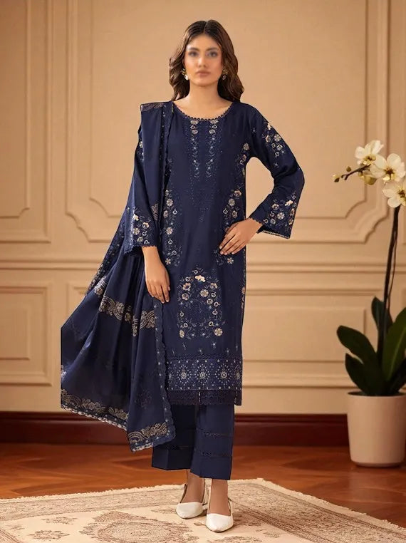 Tassur by Fantak Embroidered Viscose Collection 2025 Vol-01 (D-03)