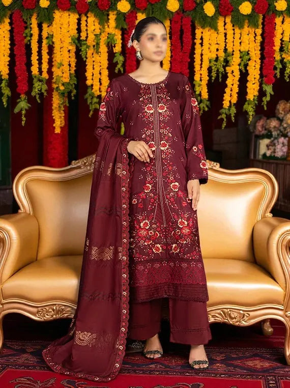 Tassur by Fantak Embroidered Viscose Collection 2025 Vol-02 (D-05)