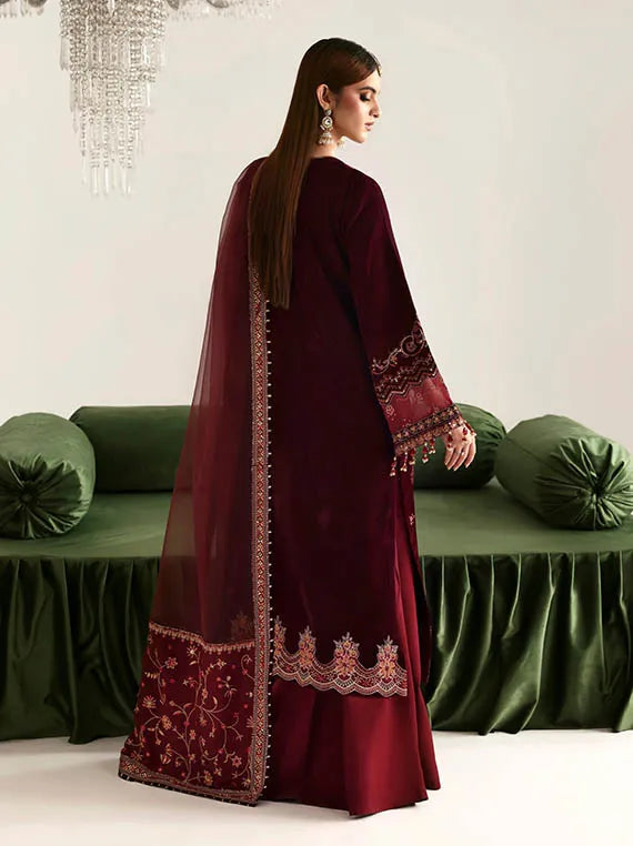 ZARPOSH Embroidered Velvet Collection 2025 by Emaan Adeel (NADIRA)
