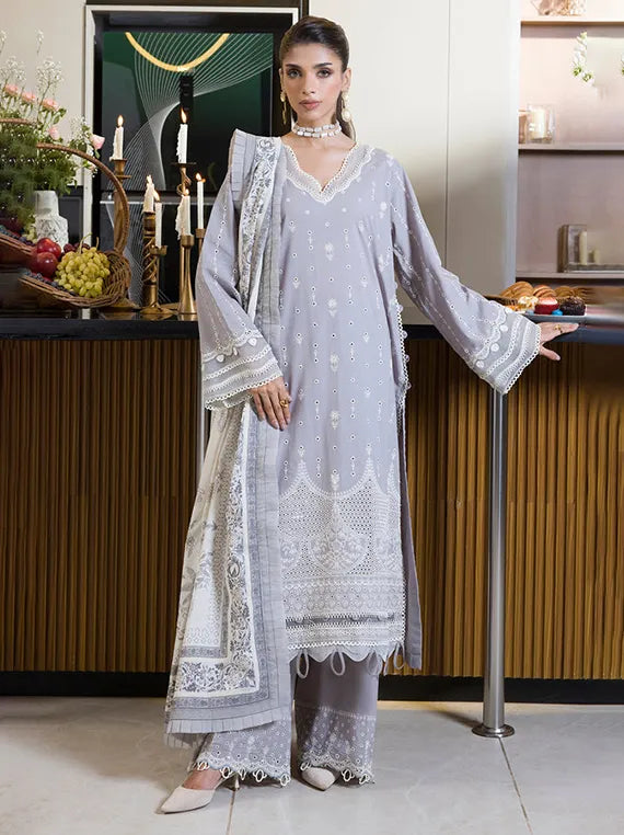 ZELLBURY Chikankari Winter Cotton Collection 2025 (WUC25E30069)