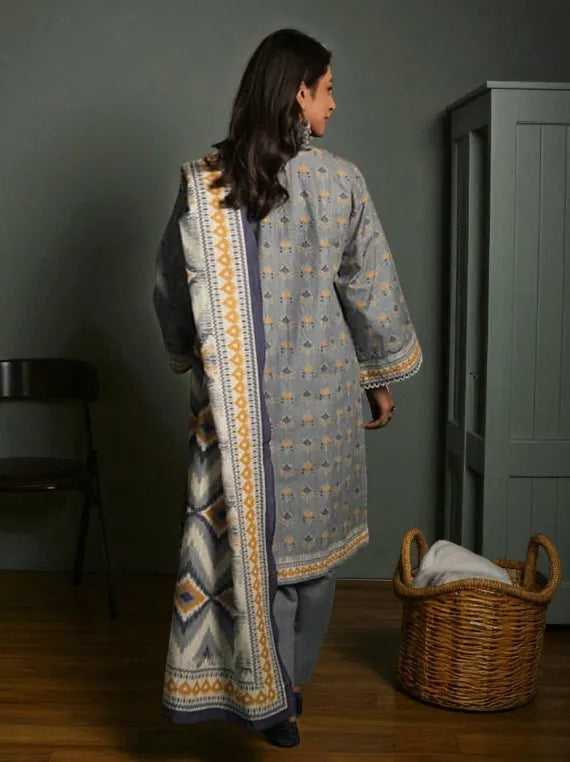 Zellbury Printed Winter Khaddar Collection 2025 (WUW24X30453)